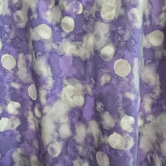 Athleta Purple Silver Polka Dots Racerback Tank Top Size Small - Picture 2 of 6